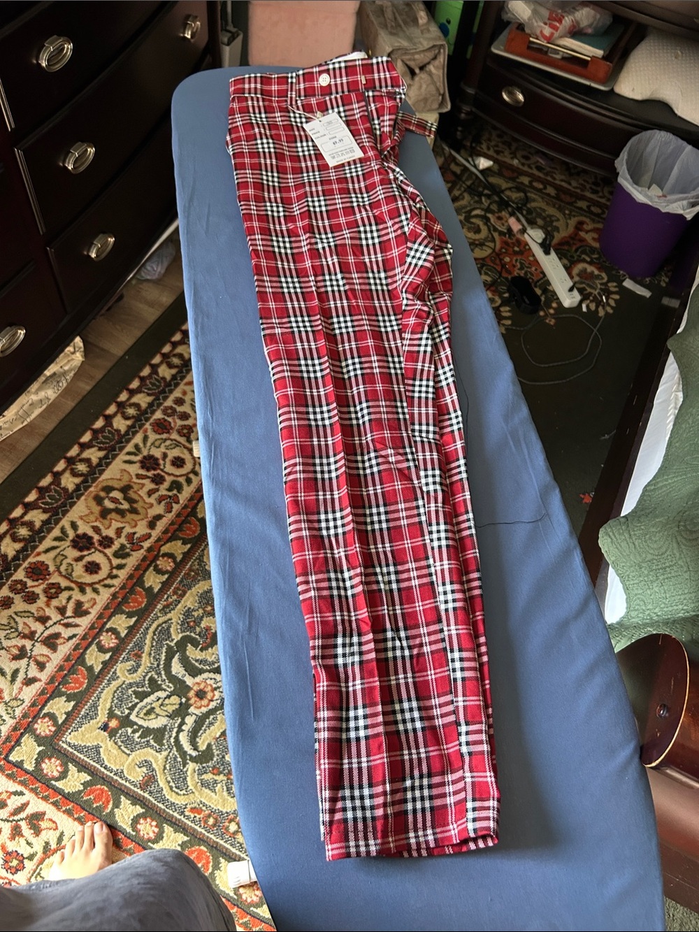 Red Plaid pants